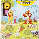 Winnie The Pooh and Pals 4 Pack - Miniature Plush Figure, Suffed Animal, Toy Mini Soft Figure for Kids, Girls and Boys Ages 4+