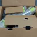 Intercleaner 23Ft Corded Vacuum Cleaner,2 Operation Mode Powerful Suction Stick,19''-30'' Adjustable Tube Handheld Vac for Hard Floors Carpets Pet Hair,Wall Mount Storage (Green)