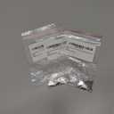 3 x Metal Bra Hook & Eye Fasteners - Pack of 4 (0.5 inch wide-0.4 inch long, Nickel)