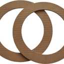 6649871 Clutch Friction Plate Linings Compatible With Bo-Me 444M 310 313 371 500 600 610 611 Skid Steer Loader Brakes Supplant 6502424 6512424 179706-327-BC1/BC2/BC1-A/BC2-A(2 Pcs)