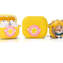 Case for Samsung Galaxy Buds 3 and for Galaxy Buds 3 Pro Earbuds (2024) with Doll and Carabiner, Silicone Charging Protective Cover with Cartoon Skin Design for Man Woman Teen