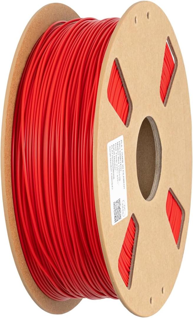  Red 3D Printer Filament 1.75 mm + 1KG 2.2LBS 3D Printing Material Mailbox Red Color