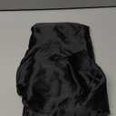 Satin Pillowcase for Cervical Pillow, Black Silky Cervical Pillow Case Contour Pillow Case Cover with Zipper, Smooth Ergonomic Pillowcase for Neck Pillow Cover