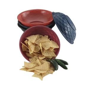 H.S. Inc HS1018-CH Round Weave Serving Basket, 9" Diameter x 2-1/4" Deep, Polyethylene, Charcoal Color, Microwaveable and Dishwasher Safe, Commercial Restaurant Food Holder, Pack of 24