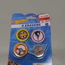 Hot Wheels Two Packs Of 4 Each Erasers Set of 2