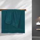 Belizzi Home Cotton 2 Pack Oversized Bath Towel Set 28x55 inches, Large Bath Towels, Ultra Absorbant Compact Quickdry & Lightweight Towel, Ideal for Gym Travel Camp Pool - Teal