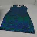 Suqque Women Dress XL BLUE-Green