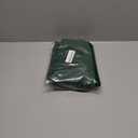 Biscaynebay Textured Fabric Christmas Square Table Cloth 60x60 Inch, Hunter Green Water Resistant Spill Proof Tablecloths for Dining, Kitchen, Wedding and Parties etc. Machine Washable