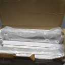 WOWLIVE Double Laundry Hamper with Lid,Rolling Laundry Basket Organizer with Wheels, Iron-Made Laundry Sorter with Top Shelf and 2 Removable Bags,Large Clothes Storage for Room,White (110L (30.0 x 13 x 32 Inches))