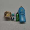OGX Renewing + Argan Oil; Pantene Miracle Rescue Hair Mask; L'Oreal Paris Magic Root Rescue; C. O. Bigelow Travel Shaving Cream
