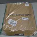 LEKETREE Desk Organizers and Accessories, 5-Tier Paper Letter Tray Organizer with File Holder, Desktop Organizer for Office Supplies (Black) (12" x 12" x 12")