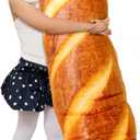 40" Giant Bread Plush Baguette Pillow 3D Simulation Funny Body Pillow Food Plush Christmas Stuffed Toys for Girls Boys