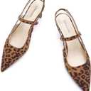 C.Paravano Women's Slingback Flats | Pointed Toe Pumps | Kitten Heels for Women | Slingback Dress Shoes | Slingback Sandals (9)