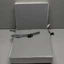 Eiury Booster Seat for Dining Table, PU Anti-Scratch Easy Cleaning Kids Toddler Booster Seat for Table, Portable Travel Increasing Cushion for Chair - Light Grey