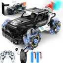 4DRC Y3 2.4Ghz All Terrain Remote Control Monster Truck, Metal Shell 4WD LED Headlight Rock Crawler, 20KM/H