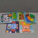 BenBen Wooden Puzzles for Toddlers 1-3, 6 Pack Animal Puzzles for Toddlers 2-4, Montessori Toys for 1 2 3 Year Old Boys Girls, Learning Educational Preschool Toys