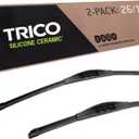 TRICO Silicone Ceramic (90-2618) 26 & 18 Inch Pack of 2 Automotive Replacement Windshield Wiper Blades For my Car, Ceramic Coated Silicone Super Premium Beam Blade for Select Vehicle Models