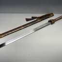 Zhmyyxgs Hand-Forging Dragon/Tiger Broadsword Dao Sharp Steel Kungfu