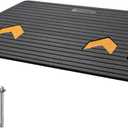 VEVOR 3.5" Rise Threshold Ramp Doorway, Recycled Rubber Power Wheelchair Ramp 3 Feet Long, 33069Lbs Load Capacity, Non-Slip Surface Rubber Solid Threshold Ramp for Wheelchair and Scooter
