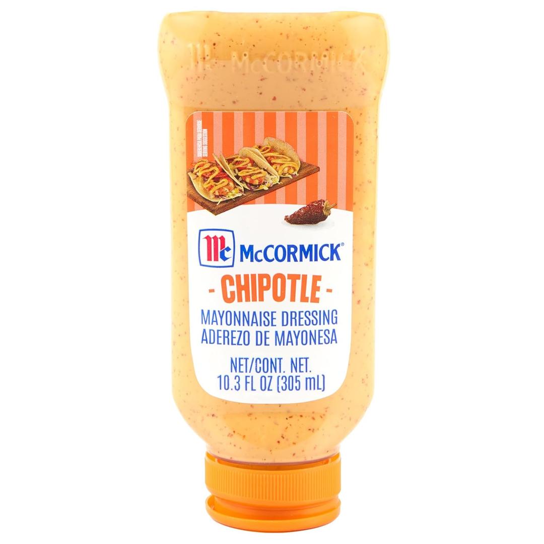 6 x McCormick Chipotle Mayonnaise Dressing, 10.3 fl oz BBD May 25 2026