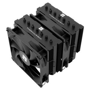 Thermalright Phantom Spirit 120 SE Black CPU Cooler,Dual TL-C12B V2 PWM Fans and Double Towers, 7 Heat Pipes Heatsink Cooler,for AM4/AM5&Intel LGA1851/1700/115X/1200, Computer CPU Cooling,Black