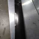 1-1/8 Inch Diameter Burnished Silver Curtain Rod with Geometric Faceted Finials, 36-72'' Telescoping Single Curtain Rods for window width 24-68 inch, 1 pack