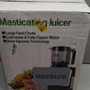 Cold Press Juicer, 5.5inch Wide Feed Chute Juicer Machine, Slow Masticating Juicer for Whole Vegetables & Fruits, Black