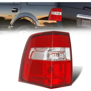 Tail Light Assembly Compatible with Expedition 2007 2008 2009 2010 2011 2012 2013 2014 2015 2016 2017 Rear Taillight Brake Lamp Replacement w/o Bulbs (Left Driver Side)