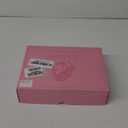 NAYOO Long Ombre Pink Wavy Wig for Women 26 Inch Middle Part Curly Wavy Wig Natural Looking Synthetic Heat Resistant Fiber for Daily Party Use (Ombre Pink)