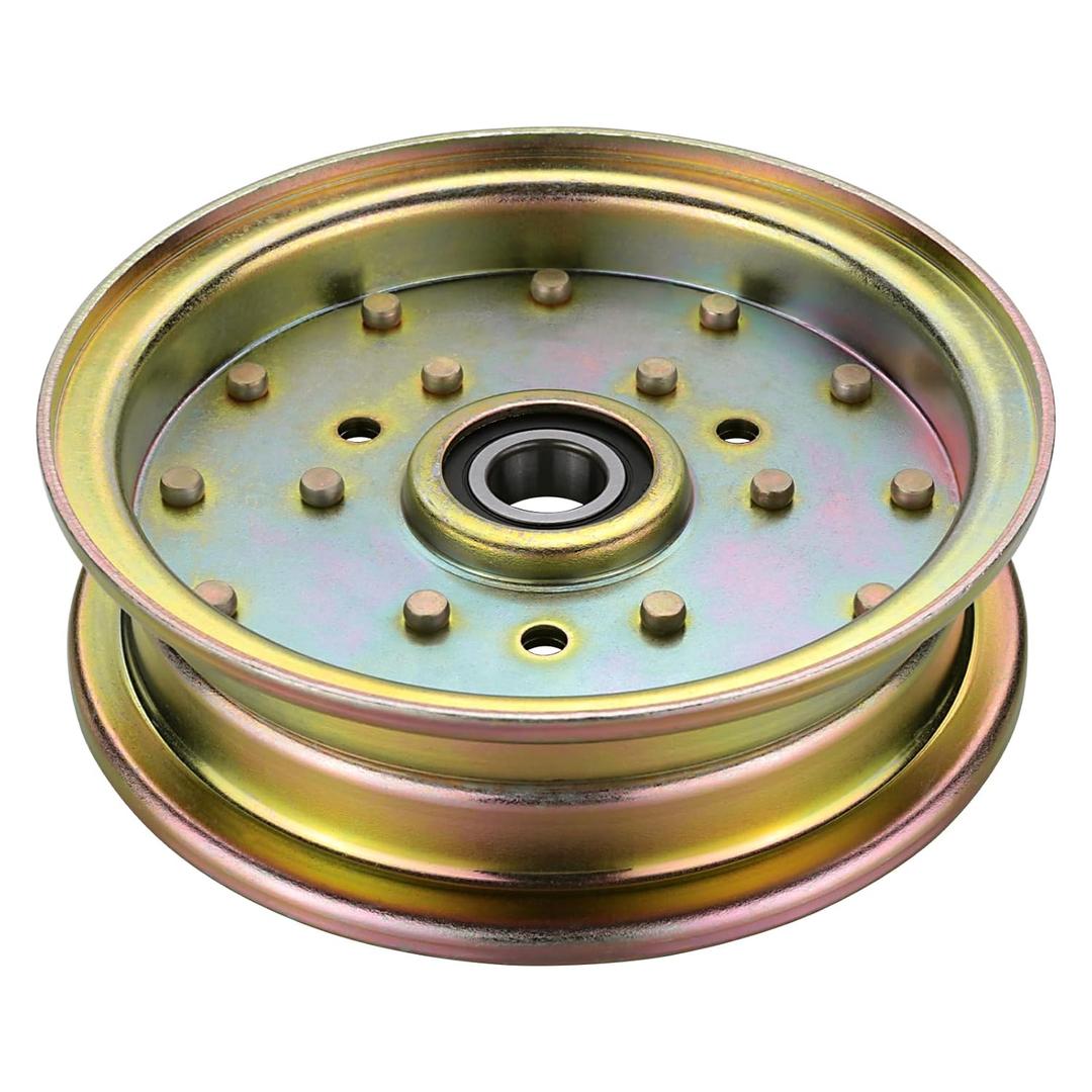 Replacement Idler Pulley 539103257, 510057101 for Lawn Mower - Flat Idler Pulley Fit for Hu sqvarna LZ 5227 LZ 6125 LZ6130 IZ4217 IZ4821 Zero Turn Mower, 968999219 Riding Mower, Ro tary 12473