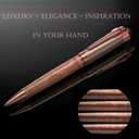S&R Somit Fancy Pen with Gift Box - Luxury Pen for Women Valuable Business, Office, Executive Gift for Family & Friends Special Engraving & Led Decorative Box (GOLDEN ROSE)