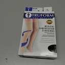 Truform 20-30 Mmhg Compression Stockings for Men & Women, Thigh High Length, Dot Top, Closed Toe, Black, Large (20-30 Mmhg)