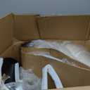 COLAMY Bar Stools Set of 2, Modern Swivel Bar Chairs, Adjustable Upholstered Barstools Counter Height with Full Backrest for Bar, Dining Room, Kitchen Island, Beige