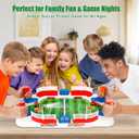 Mini Foosball Table Soccer Board Games for Kids Adults Indoor Table Games with Dual Flipper Controls High Fences Pinball Machine Soccer Toy Birthday for Boys Age 6 7 8-12