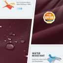 MAGCOMSEN Men's Swim Trunks with Compression Liner 9" Quick Dry Beach Shorts with Zipper Pockets (32, Wine Red)