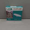 NCBCNB E27 UFO Garage Light Bulbs 260W Equivalent Efficient 40W 7Inch 3000LM, LED Light Bulbs, 6500K Daylight White Light E27/26 Standard Base, 50000 Hours Lifespan for Hallway Bedroom Home Garage