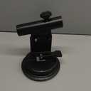 Suction Cup Flag Holder for RV, Camper, Car, Truck, Trailer, SUV - Adjustable Angle, Black Aluminum Alloy Flag Pole Mount