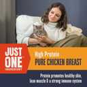 Whole Life Cat Just One Chicken Freeze Dried Cat Treats - Human Grade High Protein Food, Healthy Training Snacks, Freeze Dried Chicken Food Toppers, USA Made Natural Treats - 9 oz (Pack of 1)