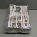 Dog Car Seat - Memory Foam Dog Booster Seat for Small Dogs Up to 25lbs-Elevated Pet Car Seat with Storage Pockets and Dog Seat Belt-Soft Pet Travel Bed for Front & Back Seats-Removable Washable-Grey