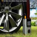 AZUNO 2-in-1 Electric Air Pump for Inflatables, 150 PSI Battery USB Rechargeable Fast Cordless Portable Air Mattress Pump, Suit for Air Mattress, Bed Pool Toys, Swimming Ring, Floats & Tires