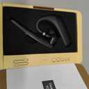 Bluetooth Headset - Wireless Headset with Microphone 90 Days Standby/110 Hours Talktime, Bluetooth Earpiece for Cell Phone/PC Tablet/Laptop Computer, Headphones for Trucker/Driver/Business