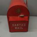 Sunset Vista 15387 North Pole Mailbox, 12-inch Height, Red