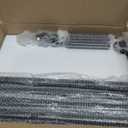 ZOZOE Metal Coat Rack Freestanding, Modern Heavy Duty Coat Racks with Natural Marble Base, Stable Coat Tree Stand, Hall Tree Hanger Coat Stand with for Bags, Hats, Entryway, Office, Modern Metal Black 8 Hoops 