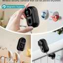 ZUMIMALL Security Cameras Wireless Outdoor, 2 Packs, 2K Cameras for Home Security, Outdoor/Indoor Camera Battery Powered, 2.4G WiFi, Magnetic Mount,3MP Color Night Vision/Siren/PIR/AI/Cloud/Alexa