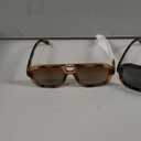 livho Trendy Polarized Square Aviator Sunglasses Women Men Square Eyewear Frame, Retro Sun Glasses for Women Men 2025 Shades