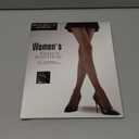 MEME & WEWE 2 Pairs Tights for Women, Sheer Stockings for Women Pantyhose, 15D High Waist No Rip Control Top Tight Pantyhose, Medium