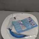 Electric Sitz Bath for Toilet Seat - Suitable for Pregnant Women and Perineal Care, Hemorrhoids, Sits Bath Kit for Women, Perineal Soaking - Yoni Steam Seat - Collapsible (Electric Sky-blue)