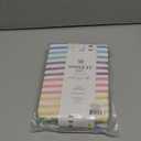 HonestBaby unisex-baby Fitted Crib Sheets Set Standard Mattress, 100% Organic Cotton Baby Boys, Girls, Neutral, 1 Pack - Watercolor World, One Size