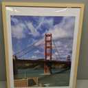 LUCKYLIFE 18x24 Frame Natural Wood, Display 16x20 with Mat or 16x24 Without Mat, Wall Hanging Poster Frames with Plexiglass Sheets, 1 Pack, Natural