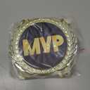Tondiamo Sports MVP Turnover Chain Medal 6" Big Gold Champ Award Necklace Chain Baseball Basketball Football Soccer Softball Volleyball Sports Competitions Prize Gifts and Party Favors